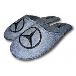 Комнатные мужские паркетные войлочные тапочки TapOK T107 серые