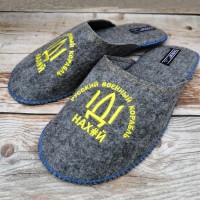 Кімнатні чоловічі паркетні повстяні тапочки TapOK T113gr Кімнатні чоловічі паркетні повстяні тапочки TapOK T113gr