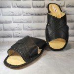 Кімнатні чоловічі шкіряні капці Wojciak W253br