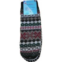 Дитячі теплі капці-шкарпетки з підошвою LookEN SM-DT-6111-g