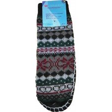 Детские теплые тапки-носки с подошвой LookEN SM-DT-6111-g
