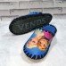Комнатные фетровые тапочки для девочек ручной работы VENDS (модель 838bl)