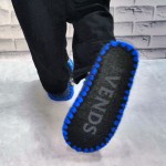 Детские фетровые тапочки для девочек ручной работы VENDS 838blu