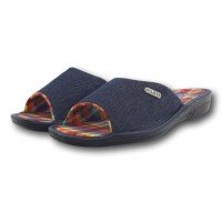 Комнатные женские джинсовые тапочки БЕЛСТА (BELSTA) B1200 синие Комнатные женские джинсовые тапочки БЕЛСТА (BELSTA) B1200 синие