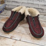 Домашні уги (бурки) суконні утеплені DreamStan DS-01bordo