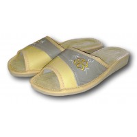 Кімнатні жіночі шкіряні тапочки Nowbut N90