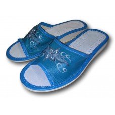 Кімнатні жіночі шкіряні тапочки Polmar P170