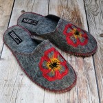 Войлочные тапки женские