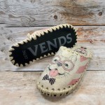 Комнатные фетровые женские тапочки ручной работы VENDS 511W